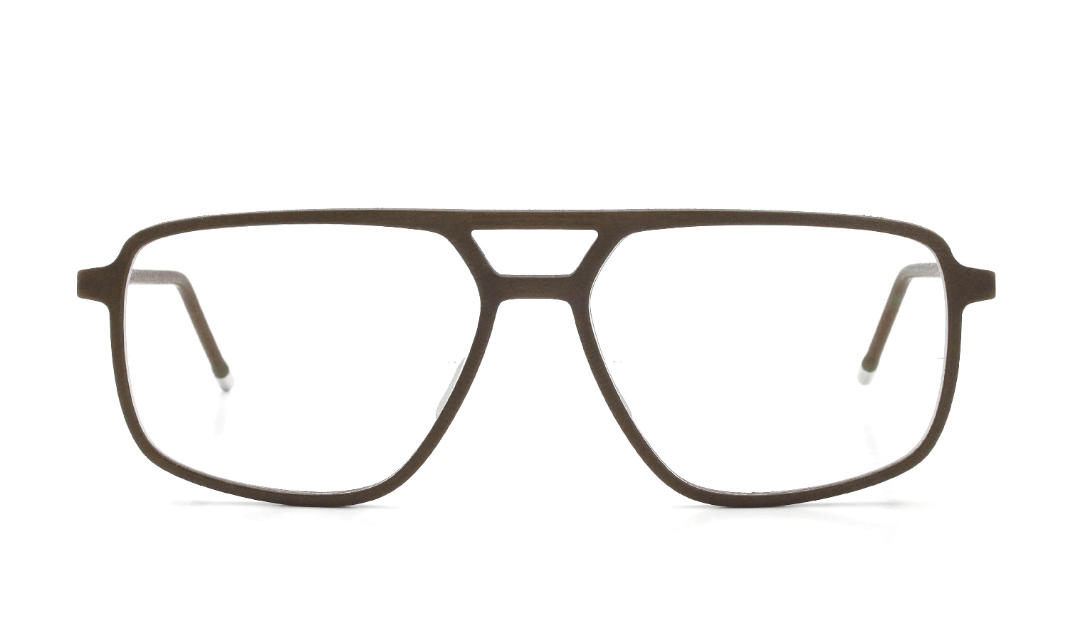 KLENZE&BAUM 3Dプリントメガネ通販  [SLEEK ECOLUCENT] FRASER-NP col.022 MOSS/SILVER