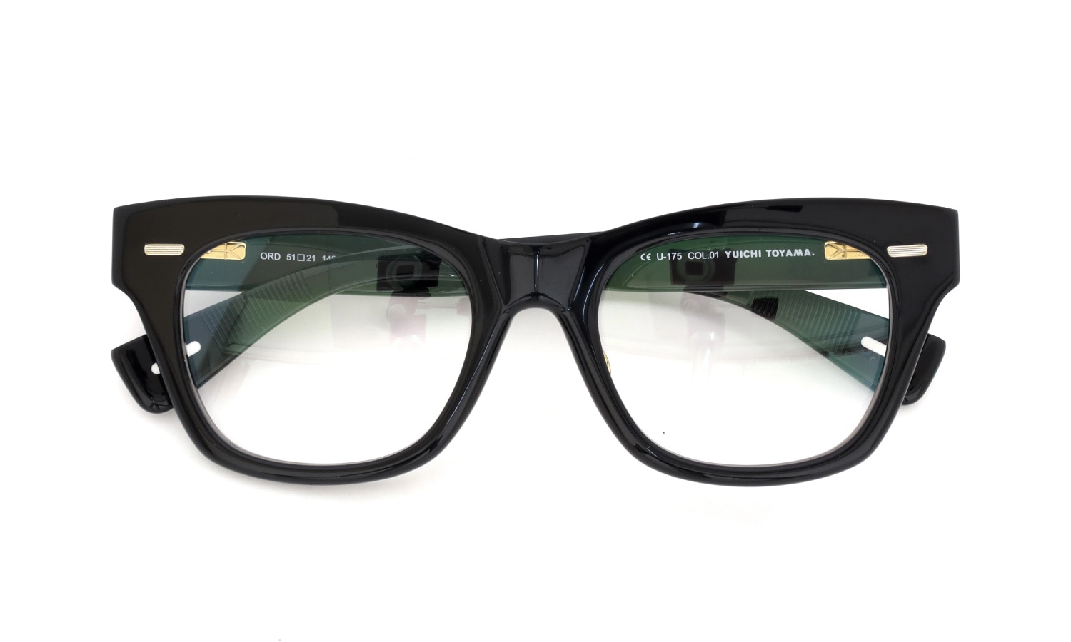 YUICHI TOYAMA. メガネ通販 ORD U-175 COL-01