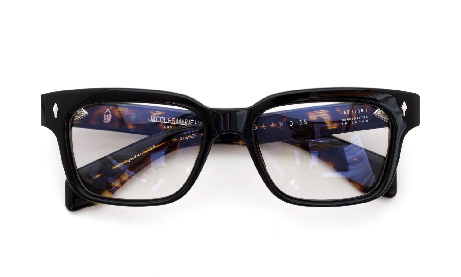 JACQUESMARIEMAGE メガネ通販 MOLINO-55 Noir-11 /Superlight Grey