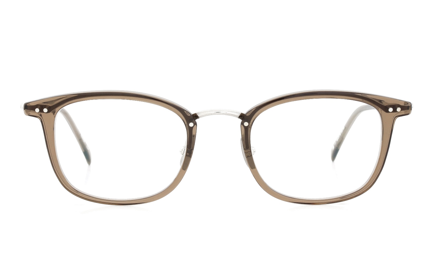 YELLOWS PLUS メガネ通販 WARREN C534 burnt umber/silver