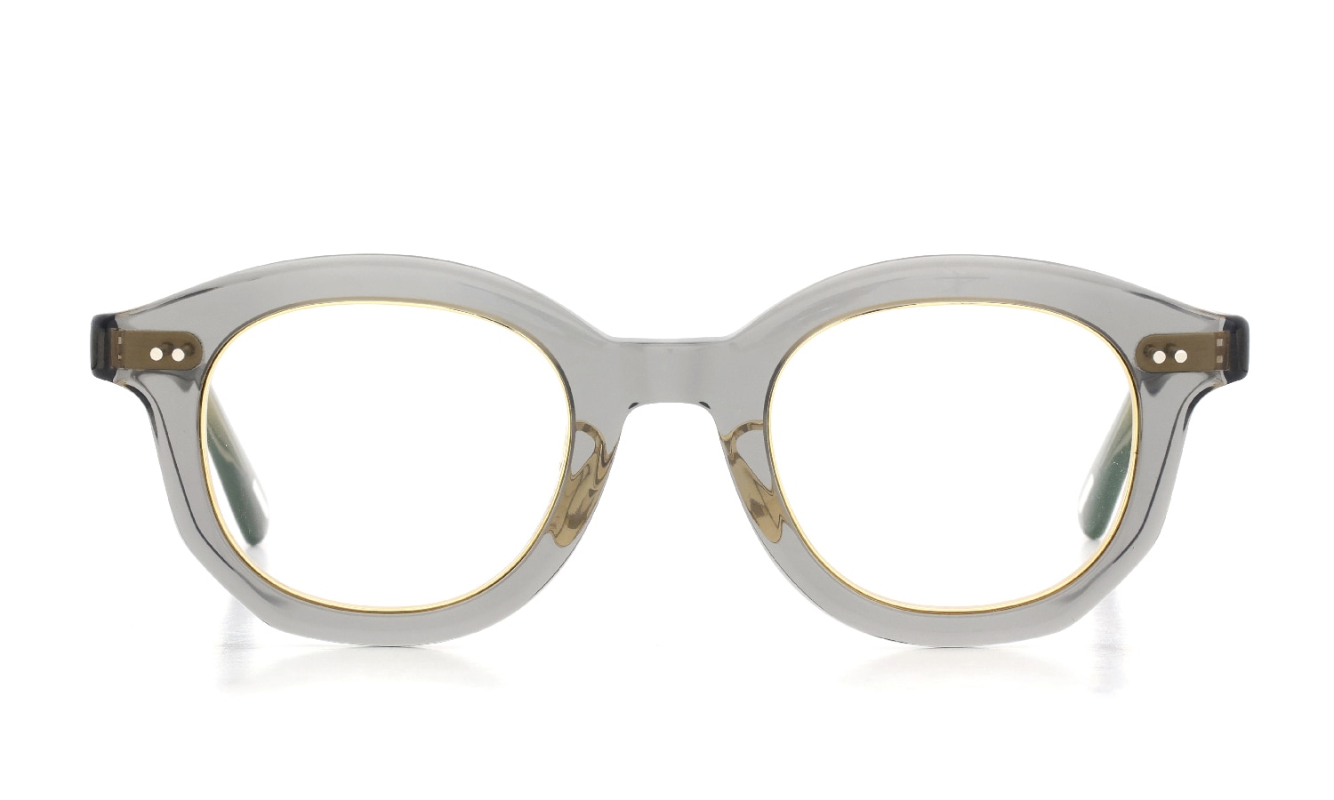 YUICHI TOYAMA. メガネ通販 YYZ U-181 COL.04 Clear gray / Gold