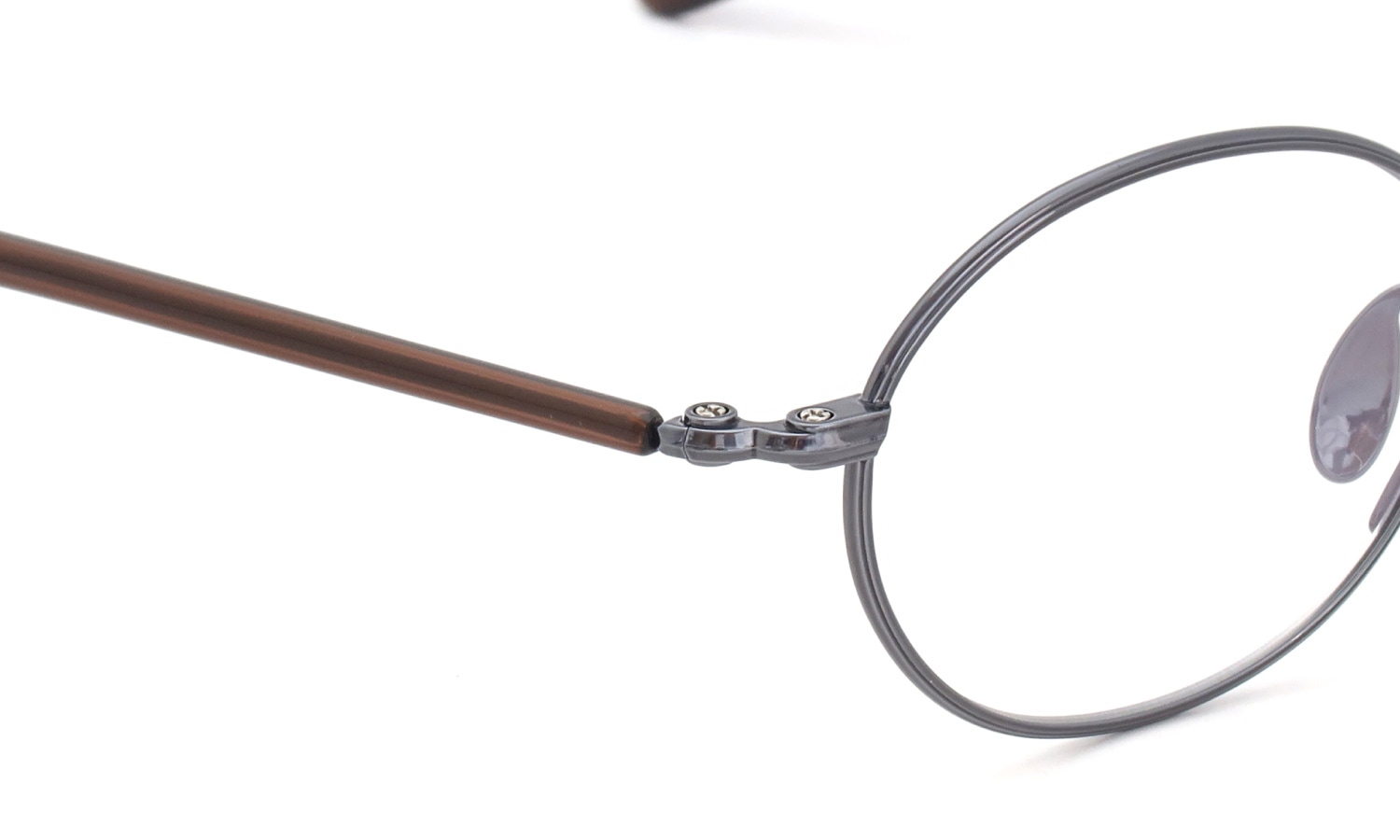 YUICHI TOYAMA. for ポンメガネ 限定生産メガネ通販 Nagy U-176 COL.8 Dark navy / Dark brown