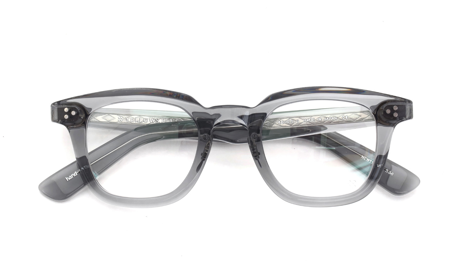 YELLOWS PLUS メガネ通販 NEWTON C538 frosty gray