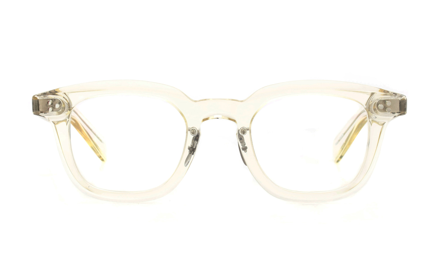 YELLOWS PLUS メガネ通販 NEWTON C566 vintage clear