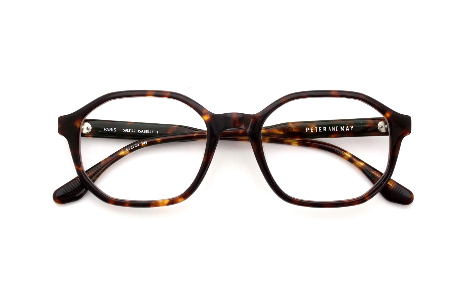 PETER AND MAY ピーターアンドメイ メガネ通販 ISABELLE col.TORTOISE