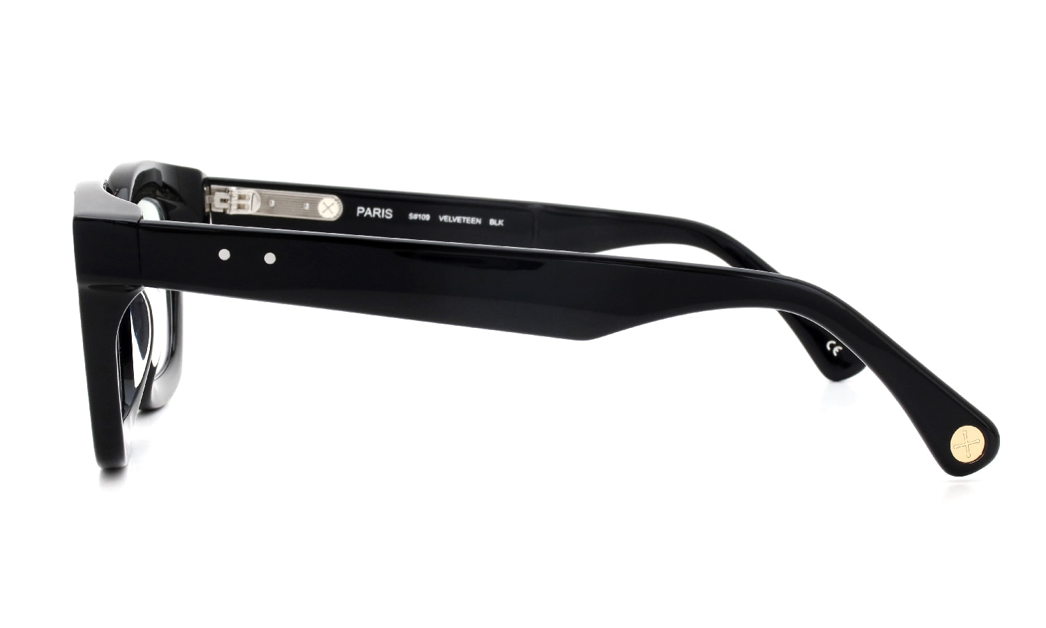 PETER AND MAY ピーターアンドメイ 伊達メガネ通販 VELVETEEN col.BLACK