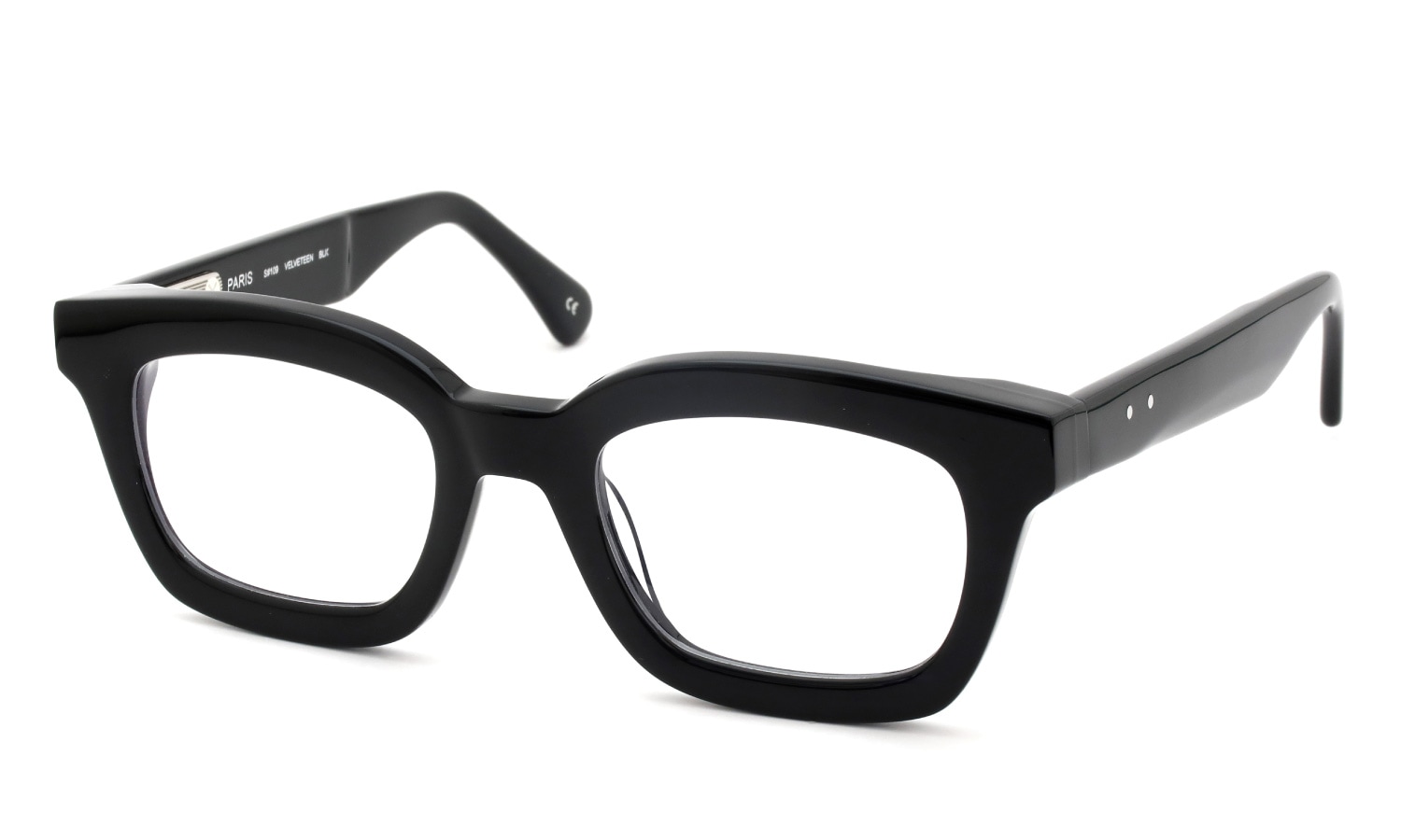 PETER AND MAY ピーターアンドメイ 伊達メガネ通販 VELVETEEN col.BLACK