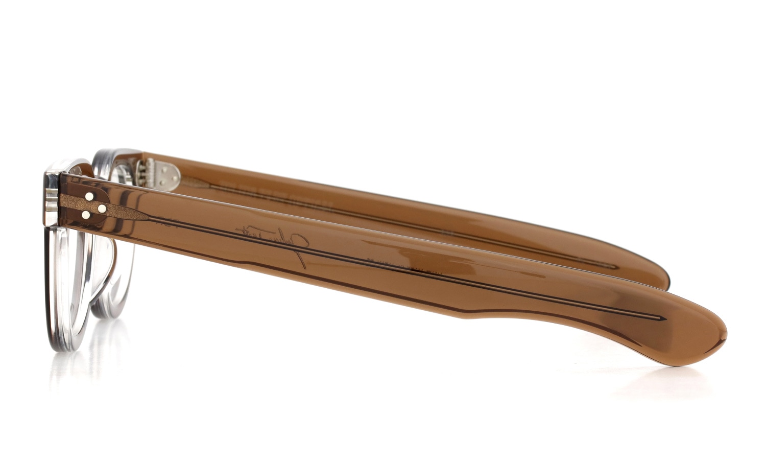 JULIUS TART OPTICAL メガネ通販 FDR-46-24 BROWN CRYSTAL II