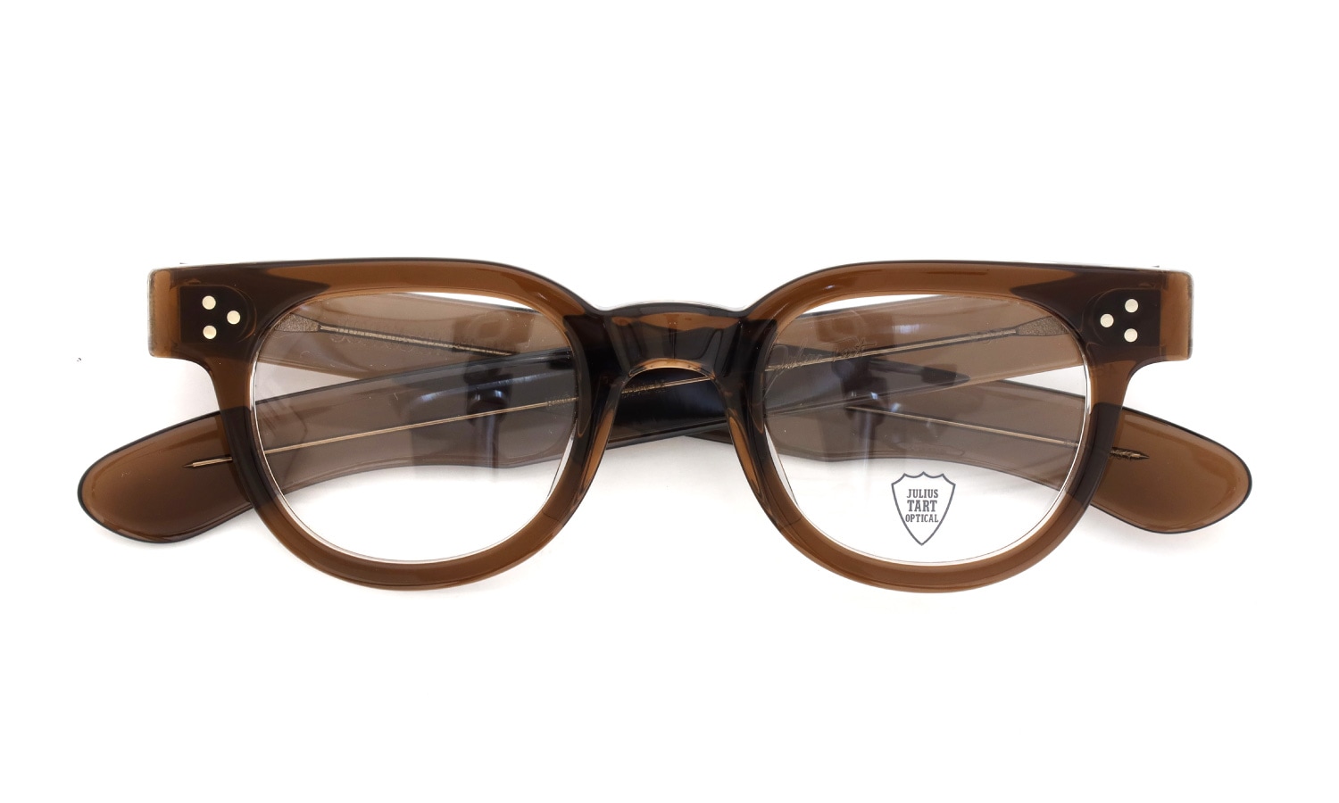 JULIUS TART OPTICAL メガネ通販 FDR-46-24 BROWN CRYSTAL II