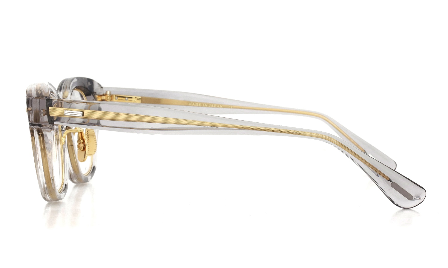 YUICHITOYAMA:5 メガネ DIABLO col.4 Clear gray / Gold