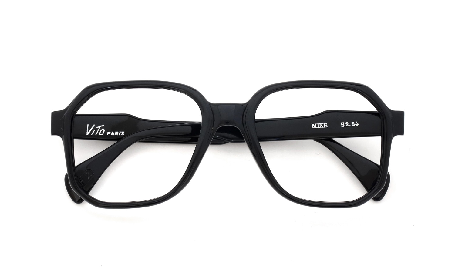 VITO PARIS メガネ通販 MIKE 推定1960年代〜1970年代 F2 Black 51□21 v1