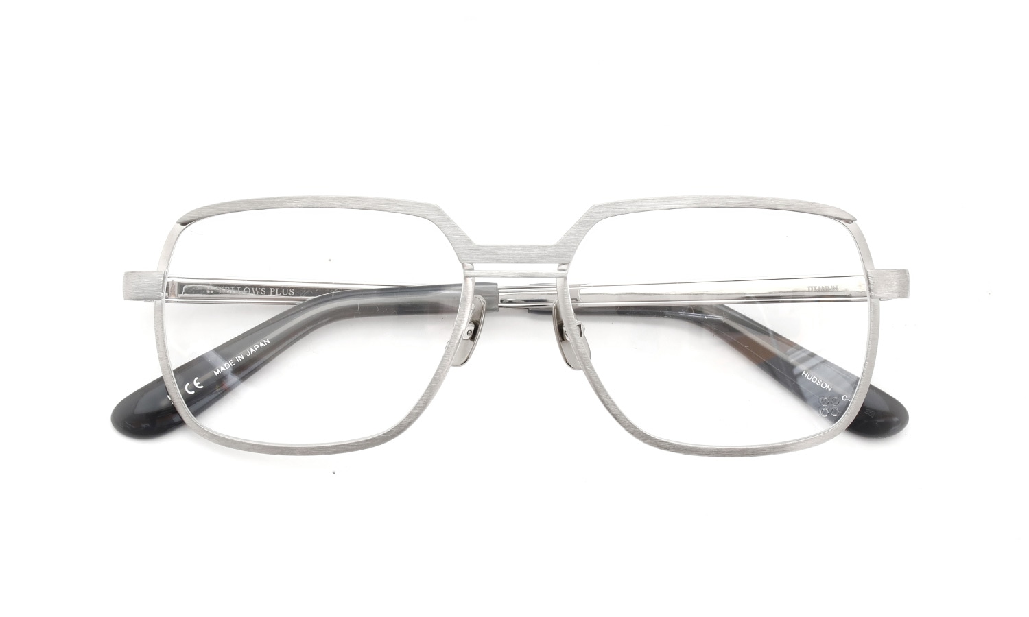 YELLOWS PLUS メガネ通販 HUDSON C1 silver