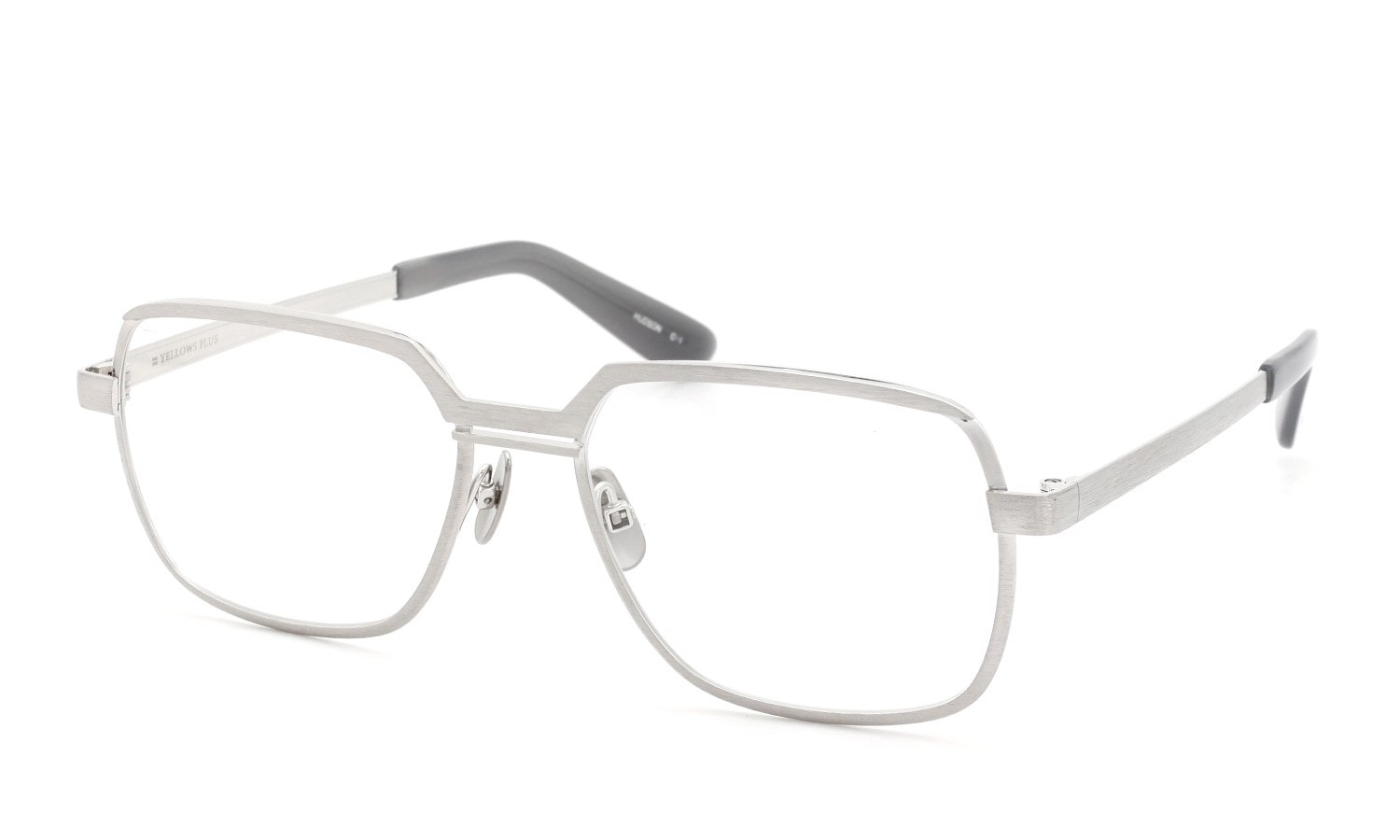YELLOWS PLUS メガネ通販 HUDSON C1 silver