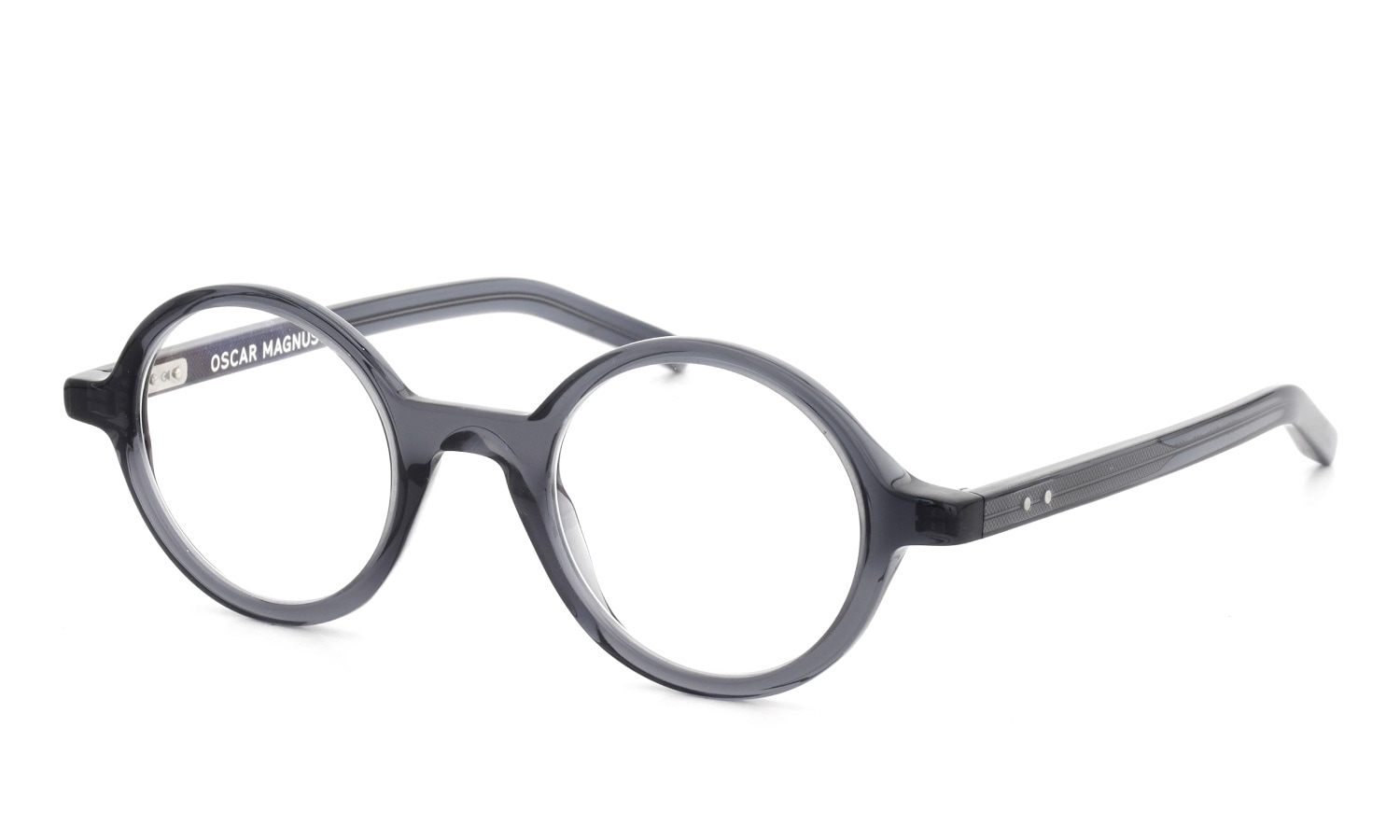 OSCAR MAGNUSON オスカーマグナソン 丸メガネ通販 YOSHI 105 Crystal Grey