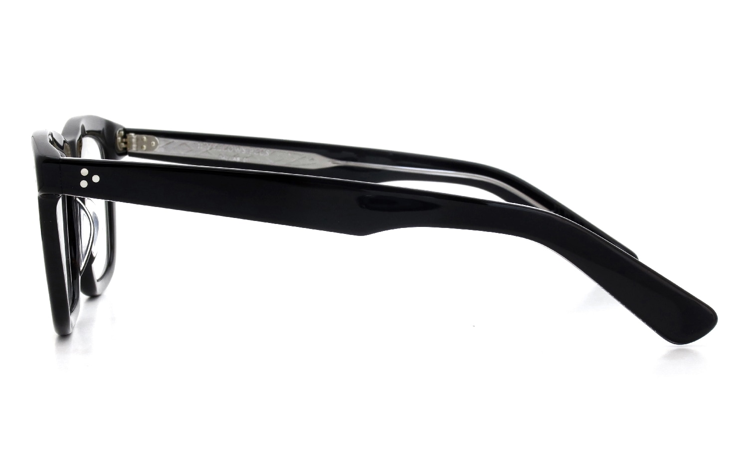 YELLOWS PLUS メガネ DALLAS C1 black