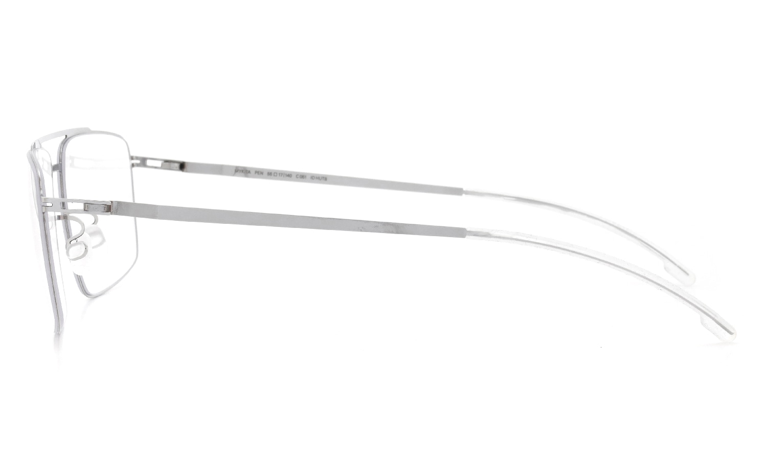 MYKITA メガネ通販 PEN COL.051 Shiny Silver