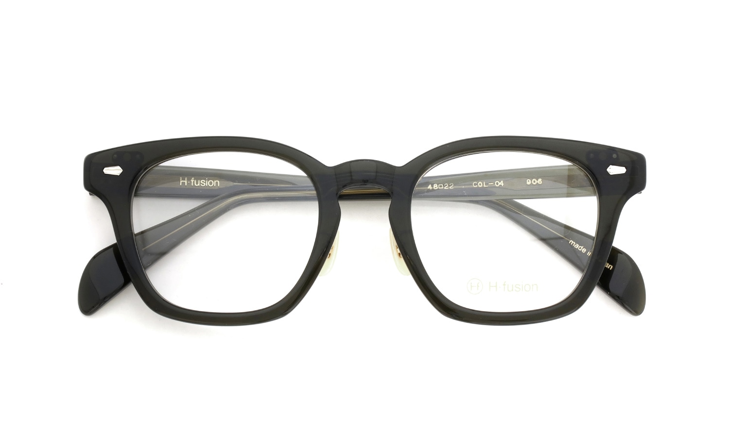 H-fusion 跳ね上げ式(単式)メガネ通販 HF-906 COL-04