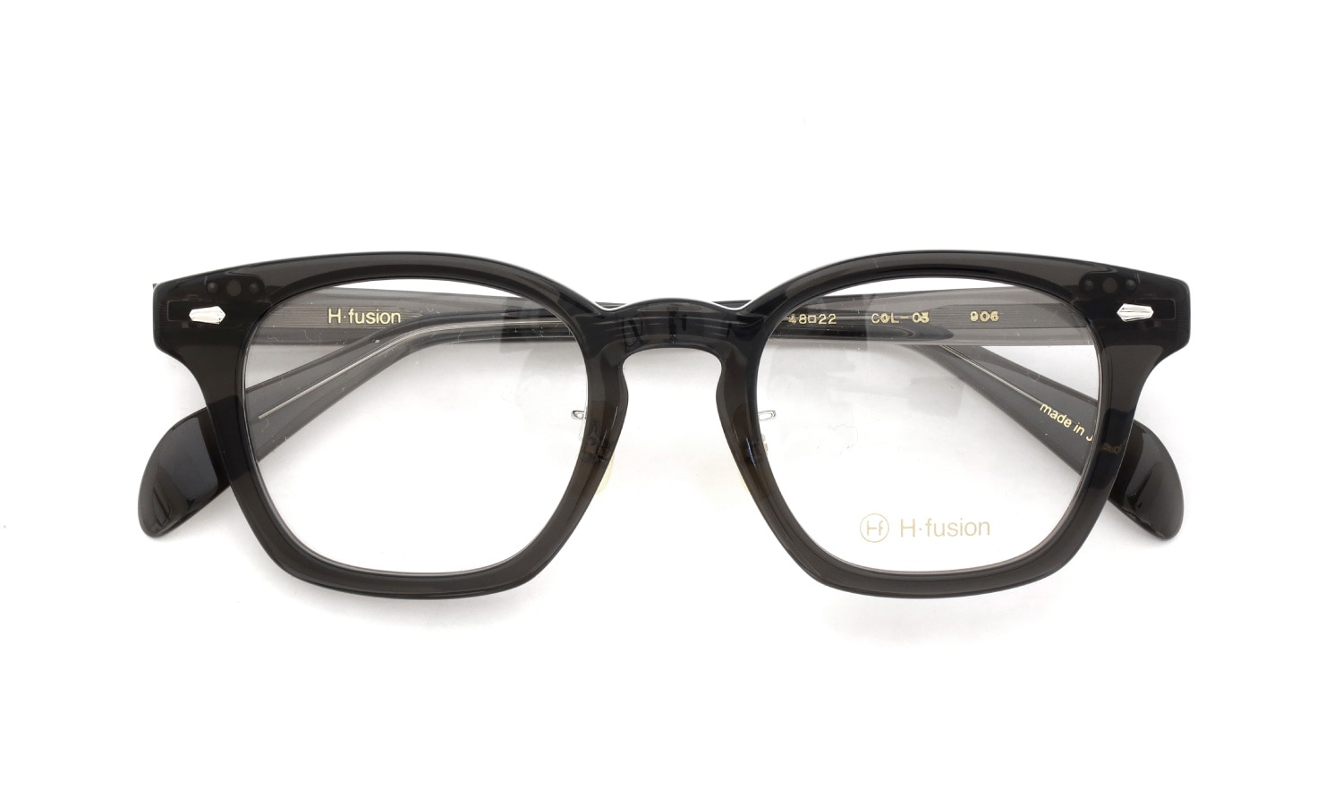H-fusion 跳ね上げ式(単式)メガネ通販 HF-906 COL-03