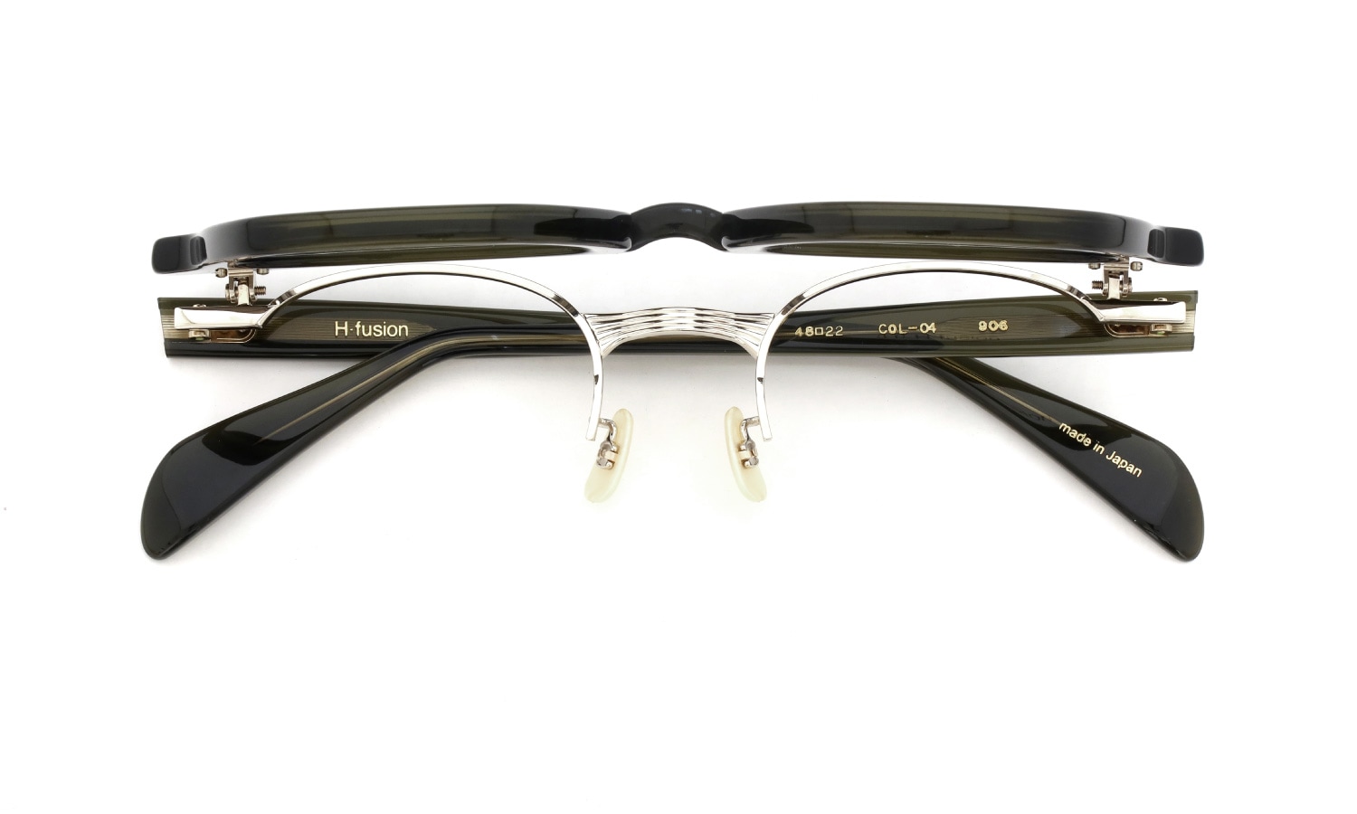 H-fusion 跳ね上げ式(単式)メガネ通販 HF-906 COL-04