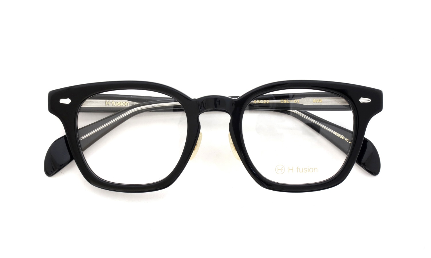 H-fusion 跳ね上げ式(単式)メガネ通販 HF-906 COL-01