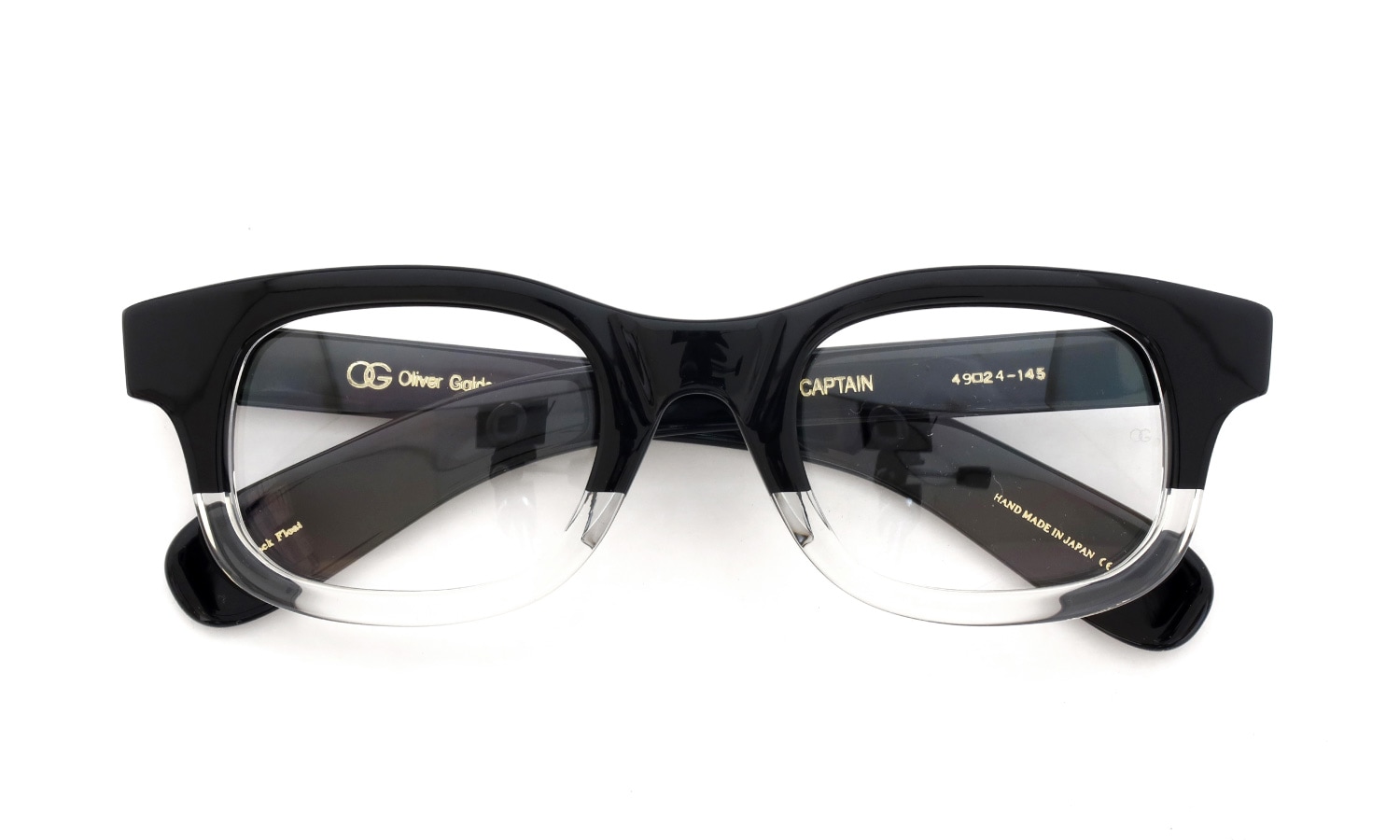 Oliver Goldsmith メガネ通販 VICE CAPTAIN Black Float