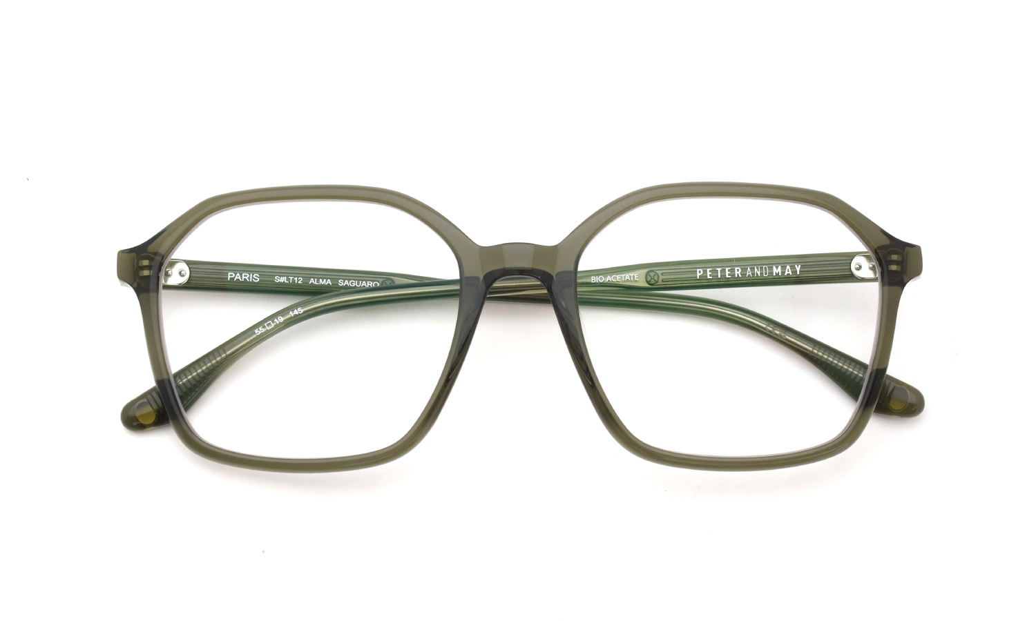 PETER AND MAY ピーターアンドメイ 多角形メガネ通販 ALMA col.SAGUARO