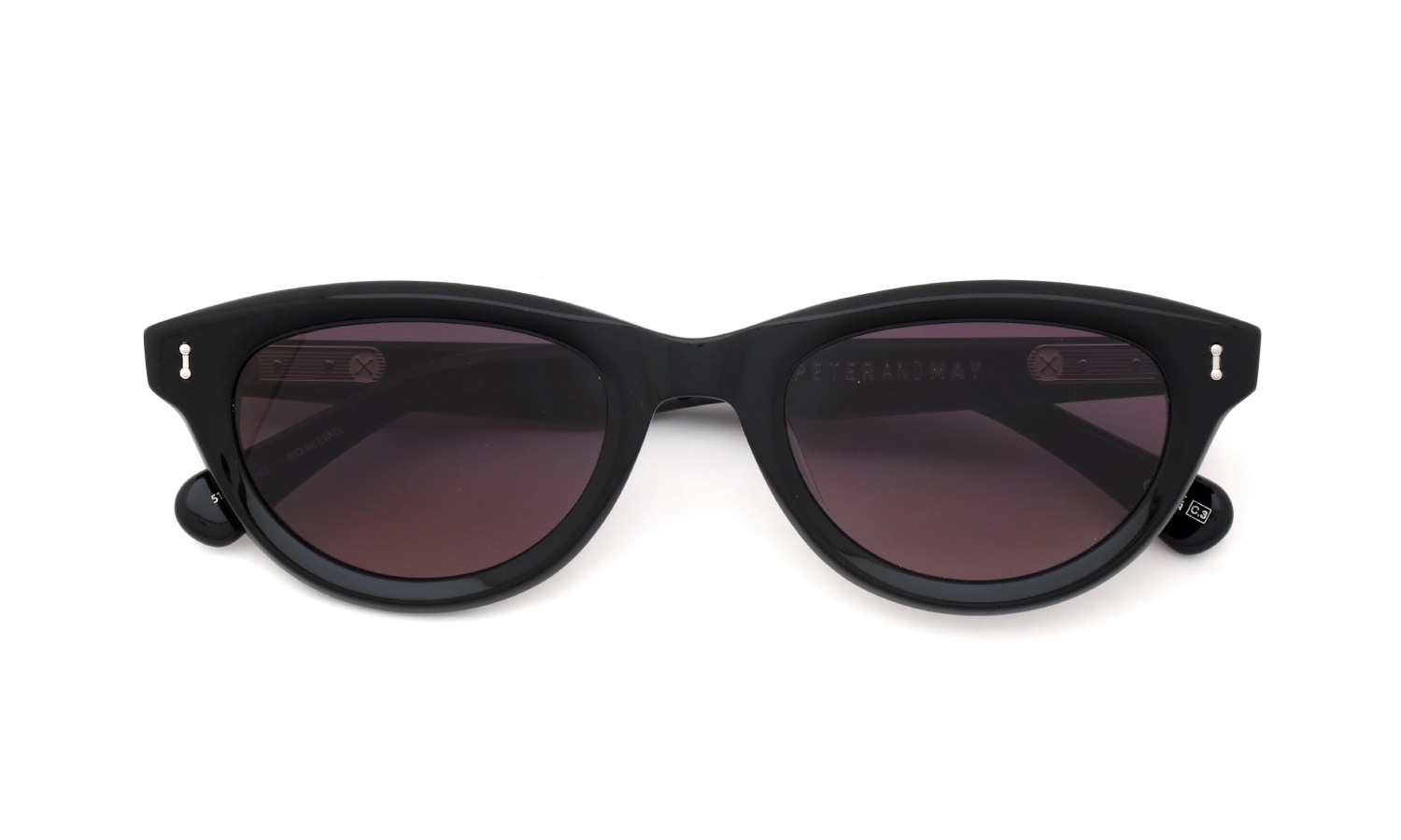 PETER AND MAY ピーターアンドメイ サングラス CYDONIA通販 BLACK/MARS