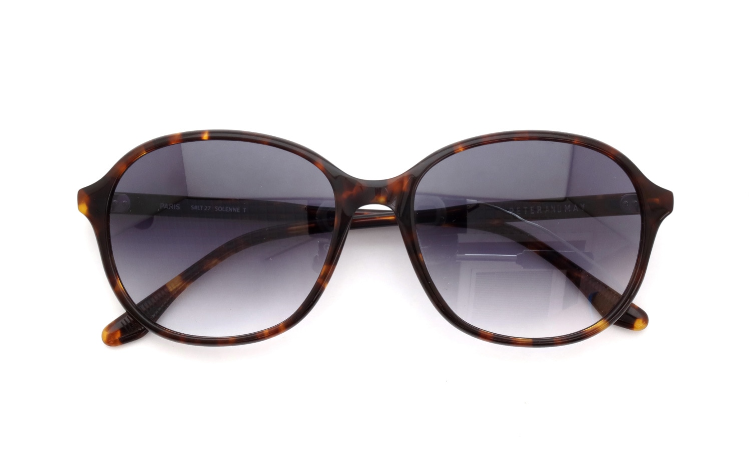 PETER AND MAY ピーターアンドメイ サングラス通販 SOLENNE col.TORTOISE/FADE GREY