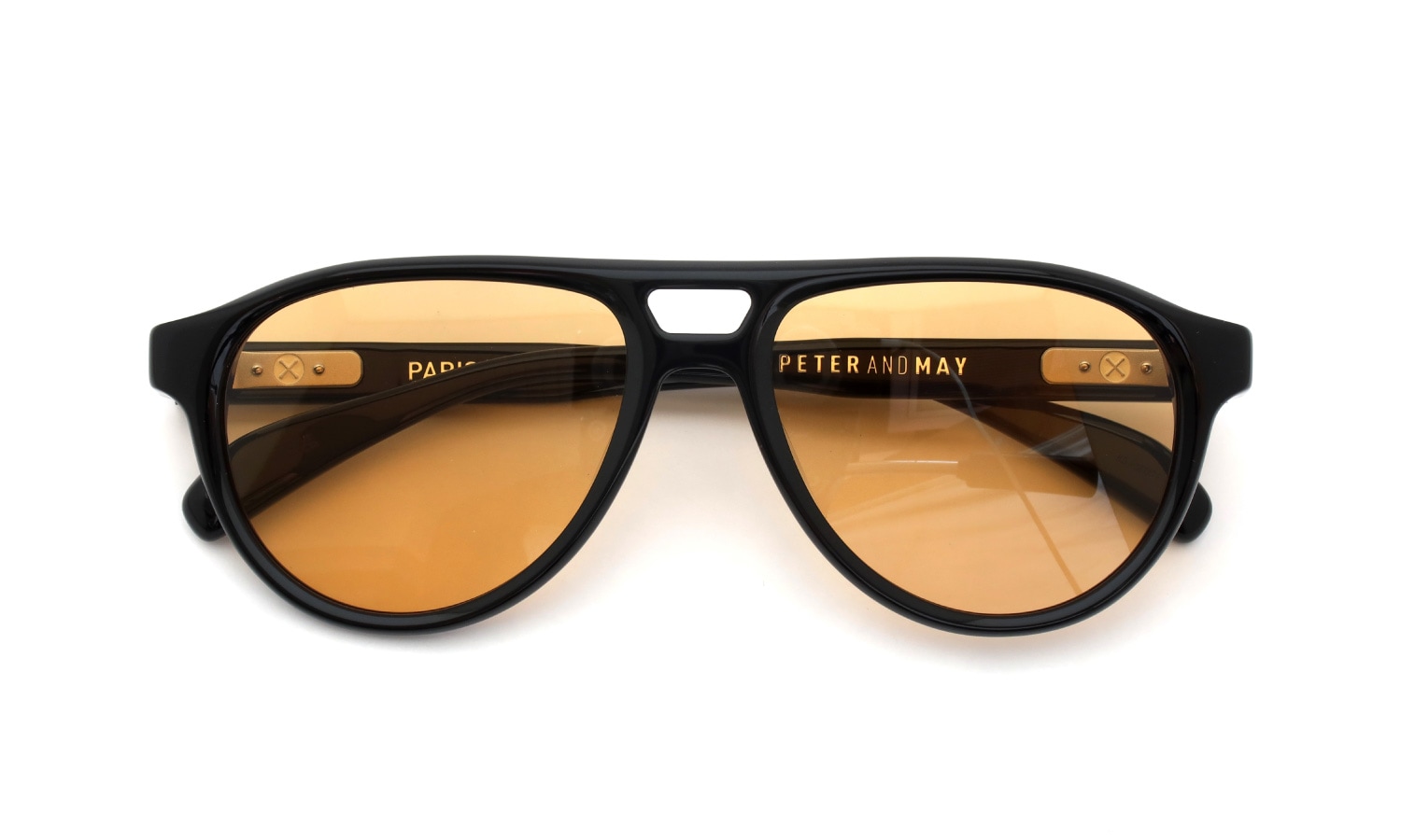 PETER AND MAY ピーターアンドメイ サングラス通販 YAN col.BLACK/AMBER