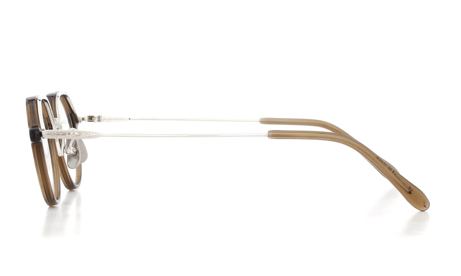 YELLOWS PLUS メガネ通販 CLARICE C-234W crystal brown/silver