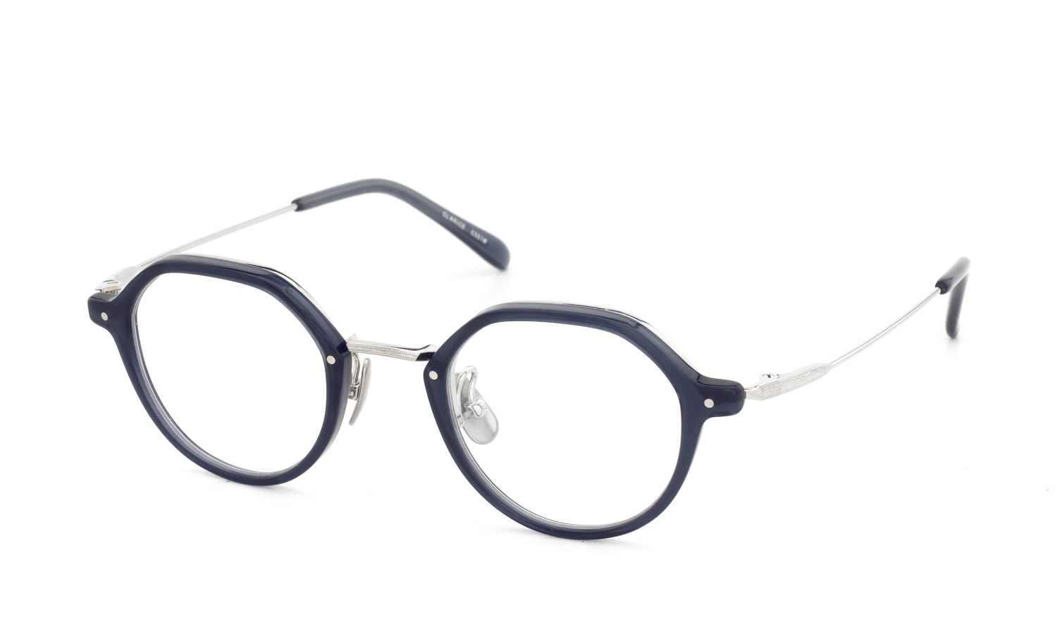 YELLOWS PLUS メガネ通販 CLARICE C-557 mid night blue/silver