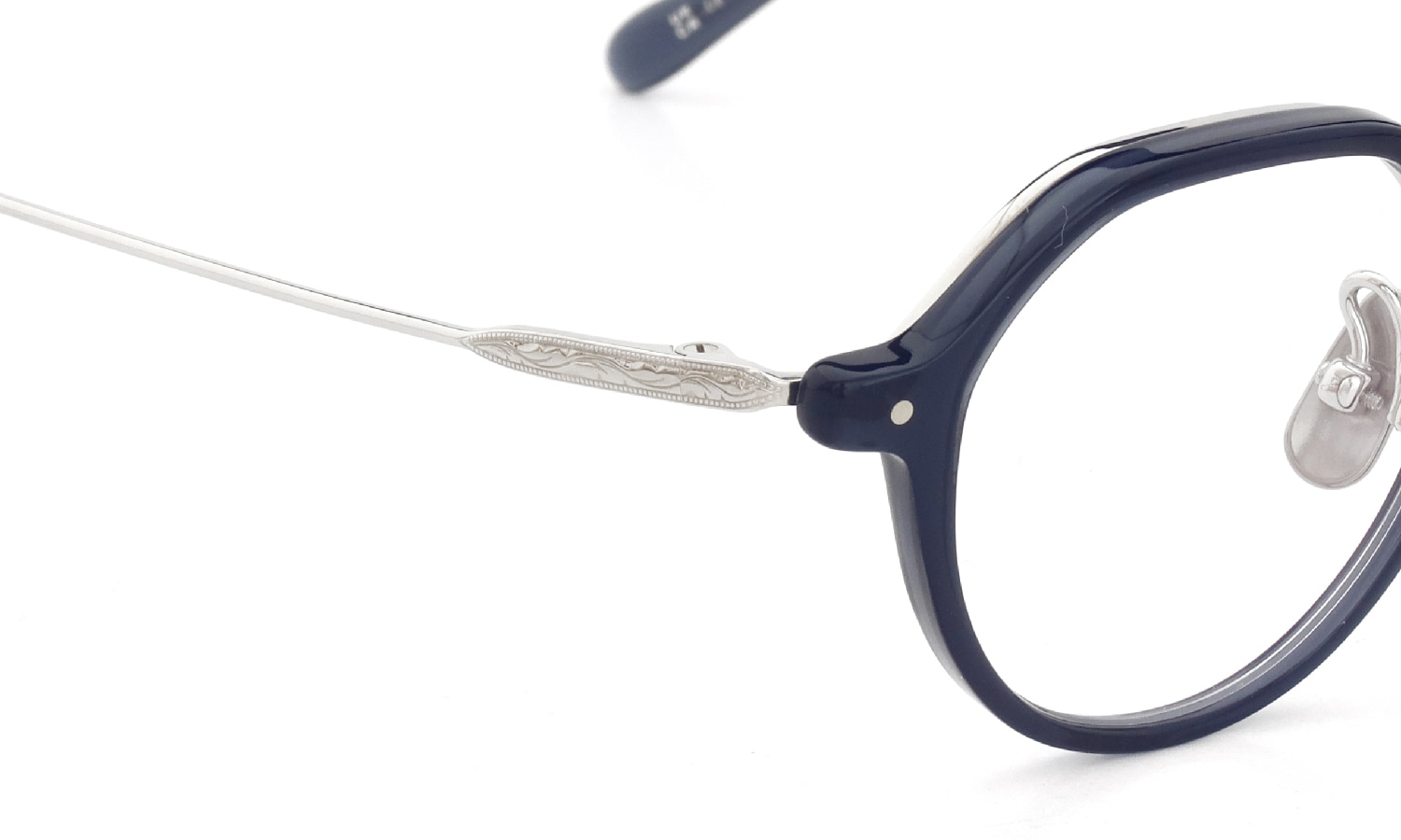 YELLOWS PLUS メガネ通販 CLARICE C-557 mid night blue/silver