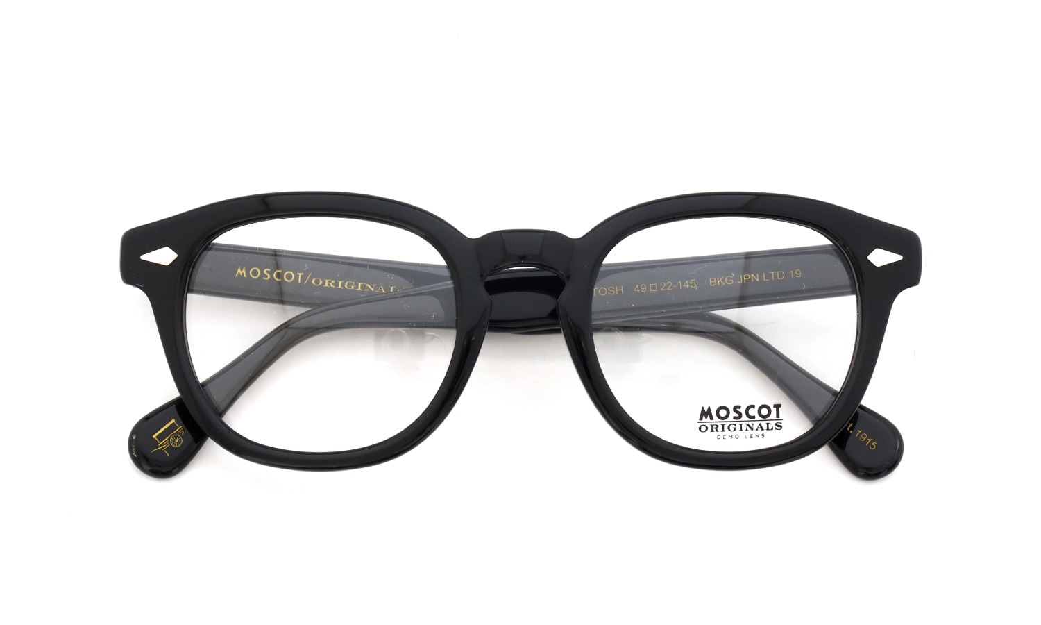 MOSCOT 限定生産メガネ通販 LEMTOSH BKG 49□22size JPN LTD 19