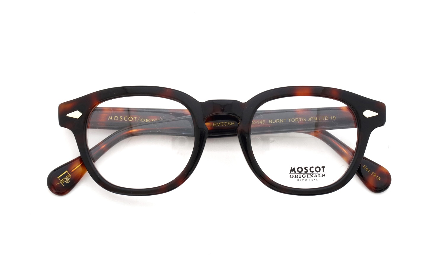 MOSCOT 限定生産メガネ通販 LEMTOSH BURNT TORTG 46□22size JPN LTD 19