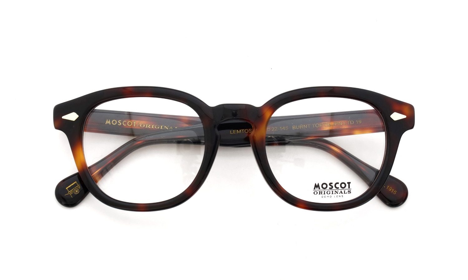MOSCOT 限定生産メガネ通販 LEMTOSH BURNT TORTG 49□22size JPN LTD 19