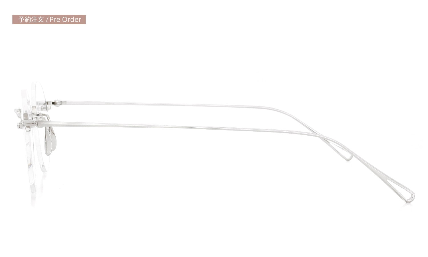 ayame アヤメ ツーポイント伊達メガネ 3PIECE col.TI