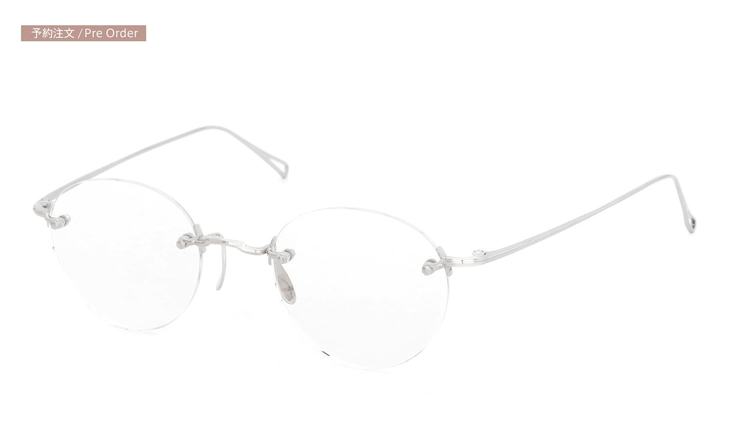 ayame アヤメ ツーポイント伊達メガネ 3PIECE col.TI