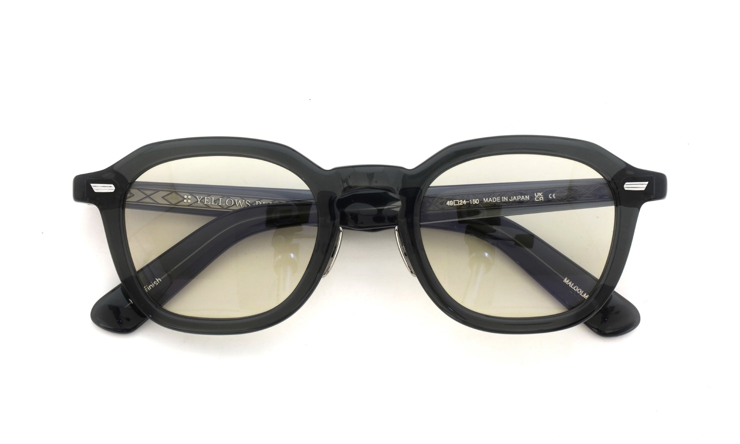 YELLOWS PLUS サングラス通販 MALCOLM C536 mouse grey