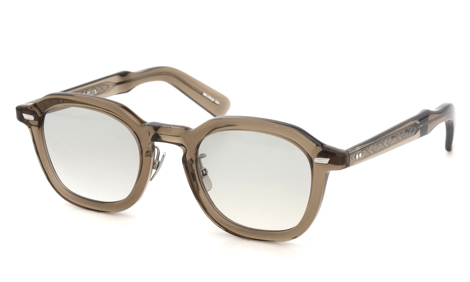 YELLOWS PLUS サングラス通販 MALCOLM C534 burnt umber