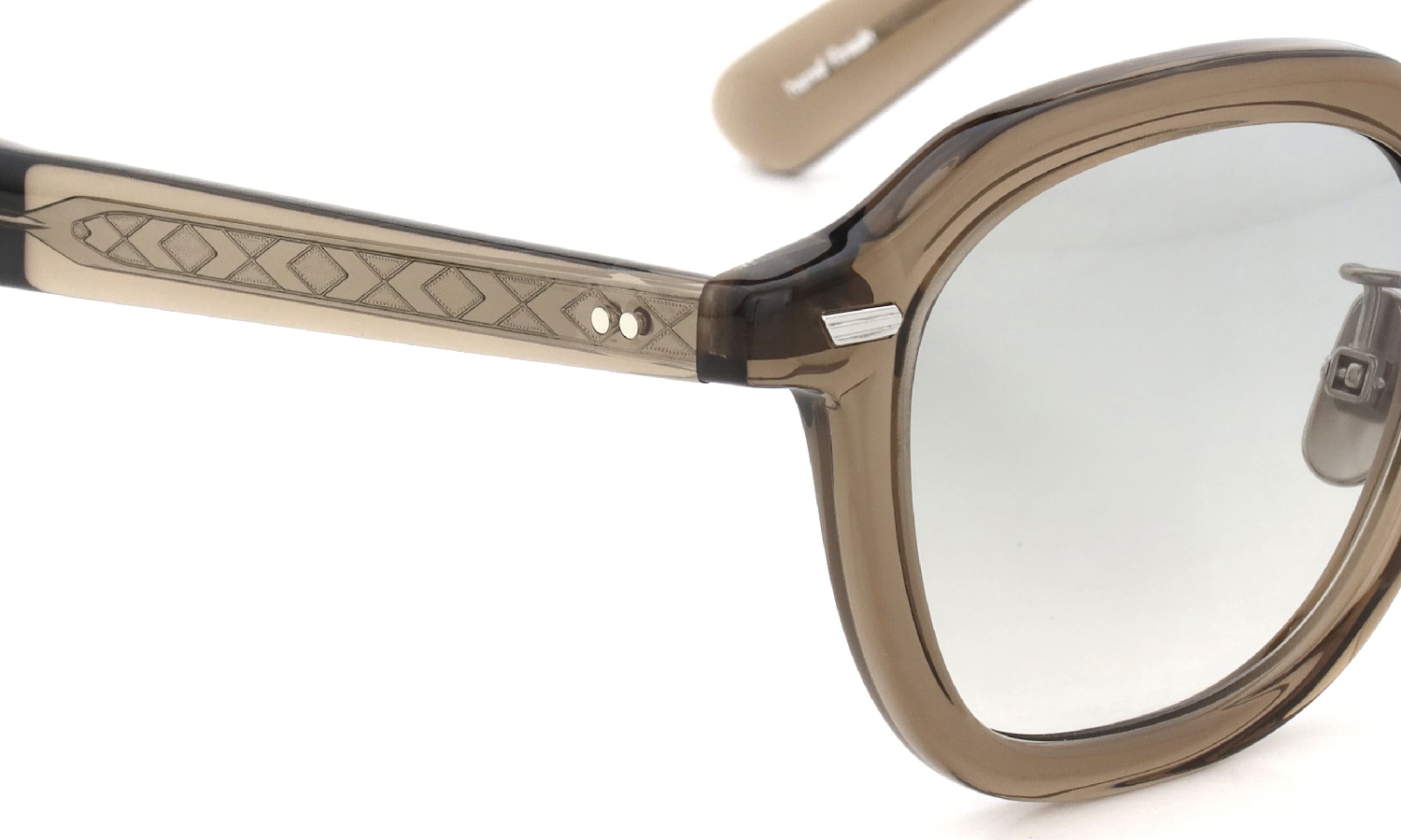 YELLOWS PLUS サングラス通販 MALCOLM C534 burnt umber