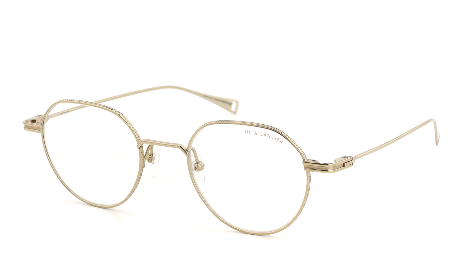 DITA Lancier ディータランシアー メガネ通販 LSA-117 DLX117-A-01 Gold Sand