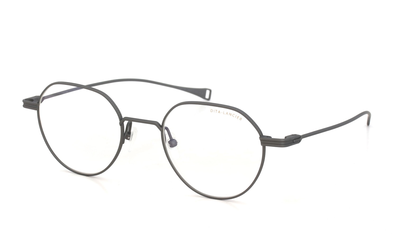 DITA Lancier ディータランシアー メガネ LSA-117 DLX117-A-03 Gunmetal 斜め正面
