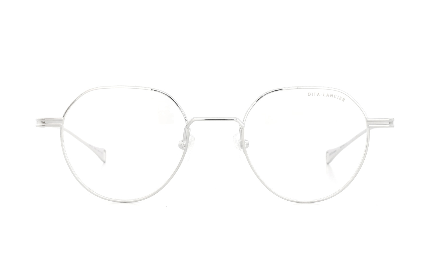 DITA Lancier ディータランシアー メガネ LSA-117 DLX117-A-05 Shiny Silver 正面