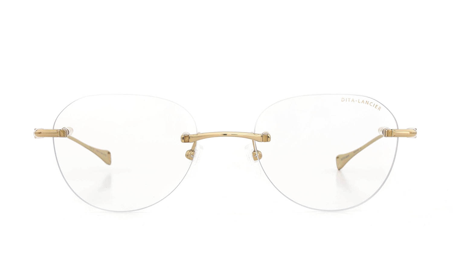 DITA Lancier ディータランシアー 縁無しメガネ通販 LSA-121 DLX121-A-01 Gold Sand