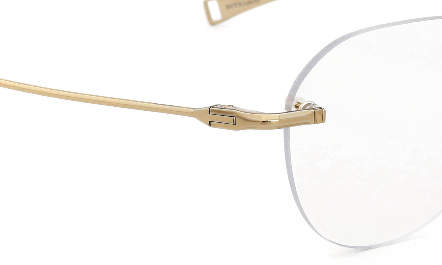 DITA Lancier ディータランシアー 縁無しメガネ通販 LSA-121 DLX121-A-01 Gold Sand