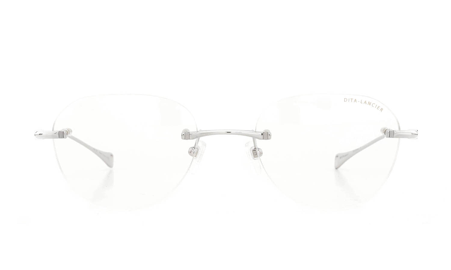 DITA Lancier ディータランシアー 縁無しメガネ通販 LSA-121 DLX121-A-05 Shiny Silver