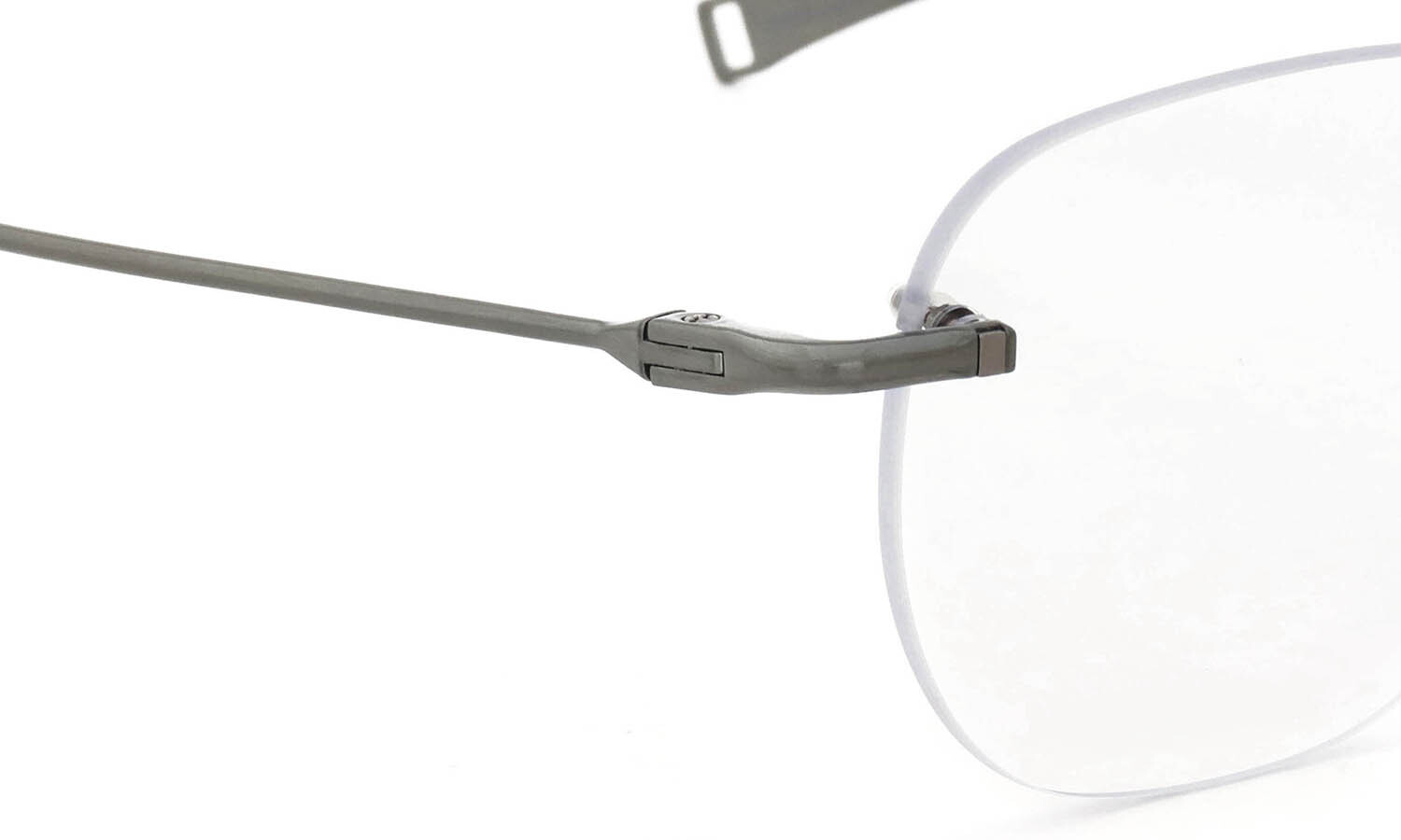 DITA Lancier ディータランシアー 縁無しメガネ通販 LSA-130 DLX130-A-02 Brushed Antique Silver