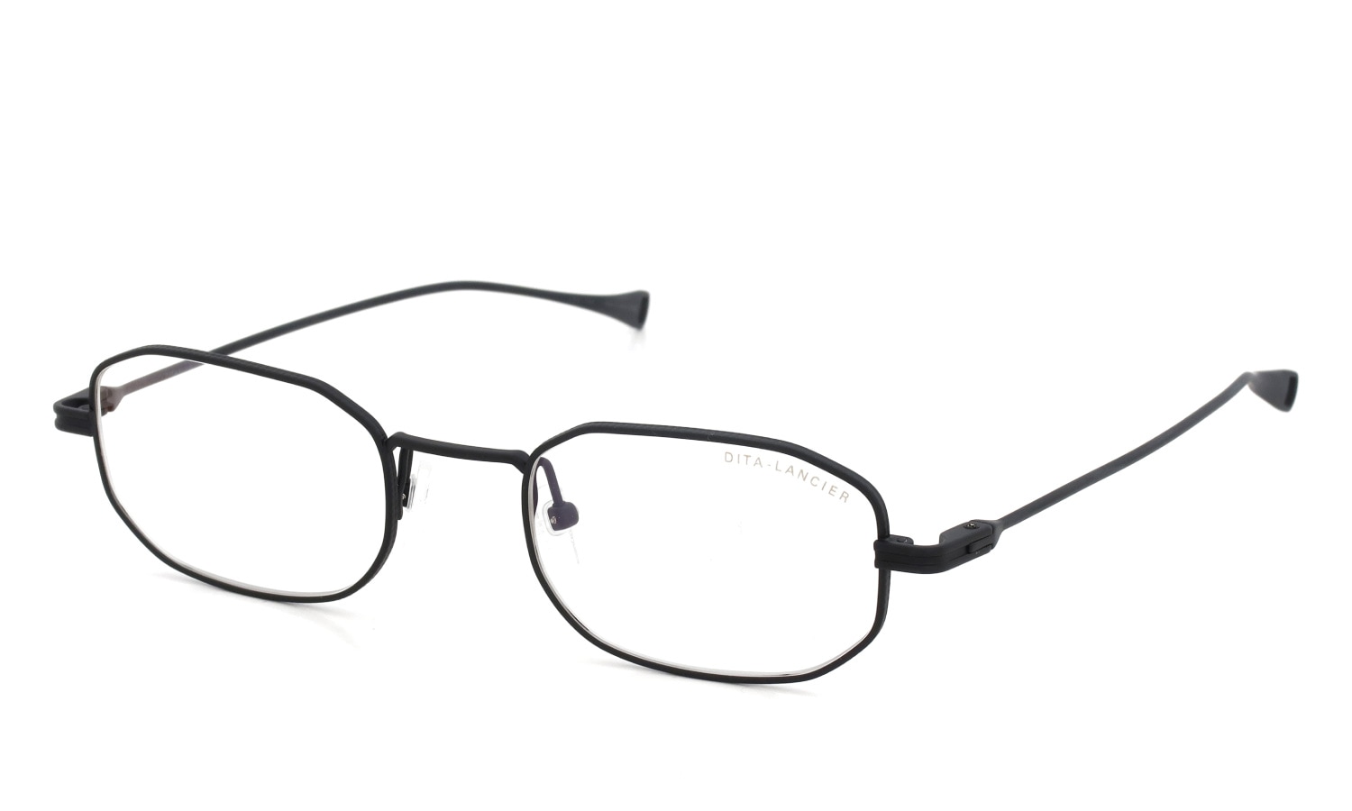 DITA Lancier ディータ メガネ LSA-148 DLX148-A-04 Matte Black 斜め正面