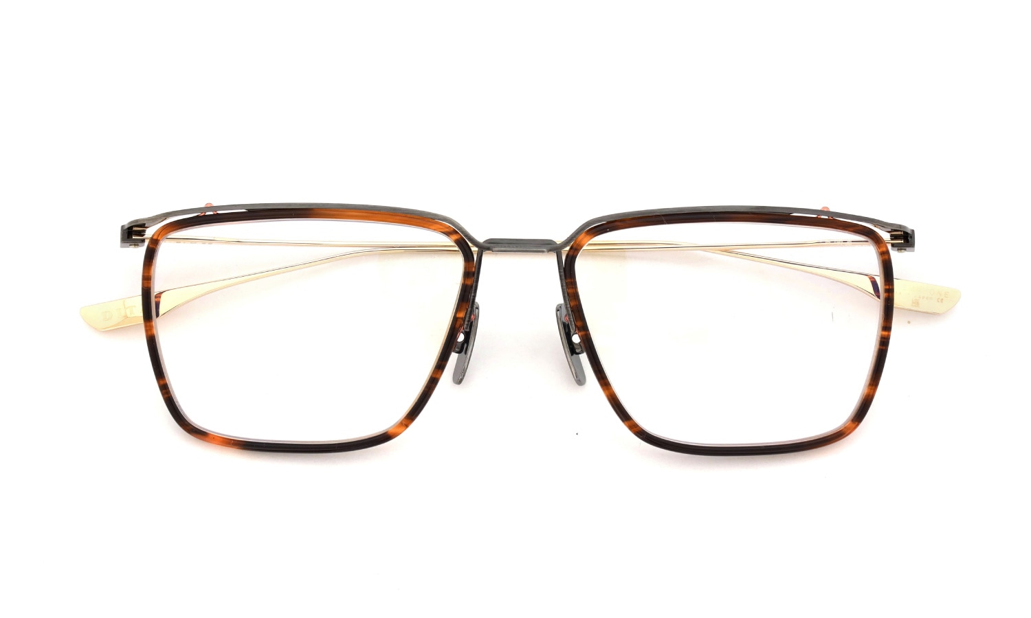 DITA ディータ メガネ通販 SCHEMA-ONE DTX106-55-07 Fire Swirl - Antique Dark Gun - White Gold w