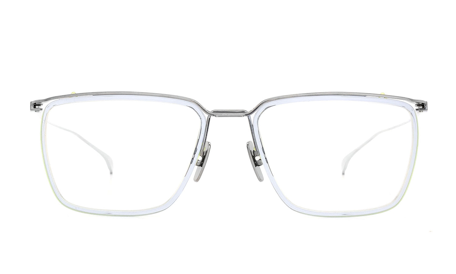 DITA ディータ メガネ通販 SCHEMA-ONE DTX106-55-09 Ice Blue - Brushed Antique Silver - Antique Silver w